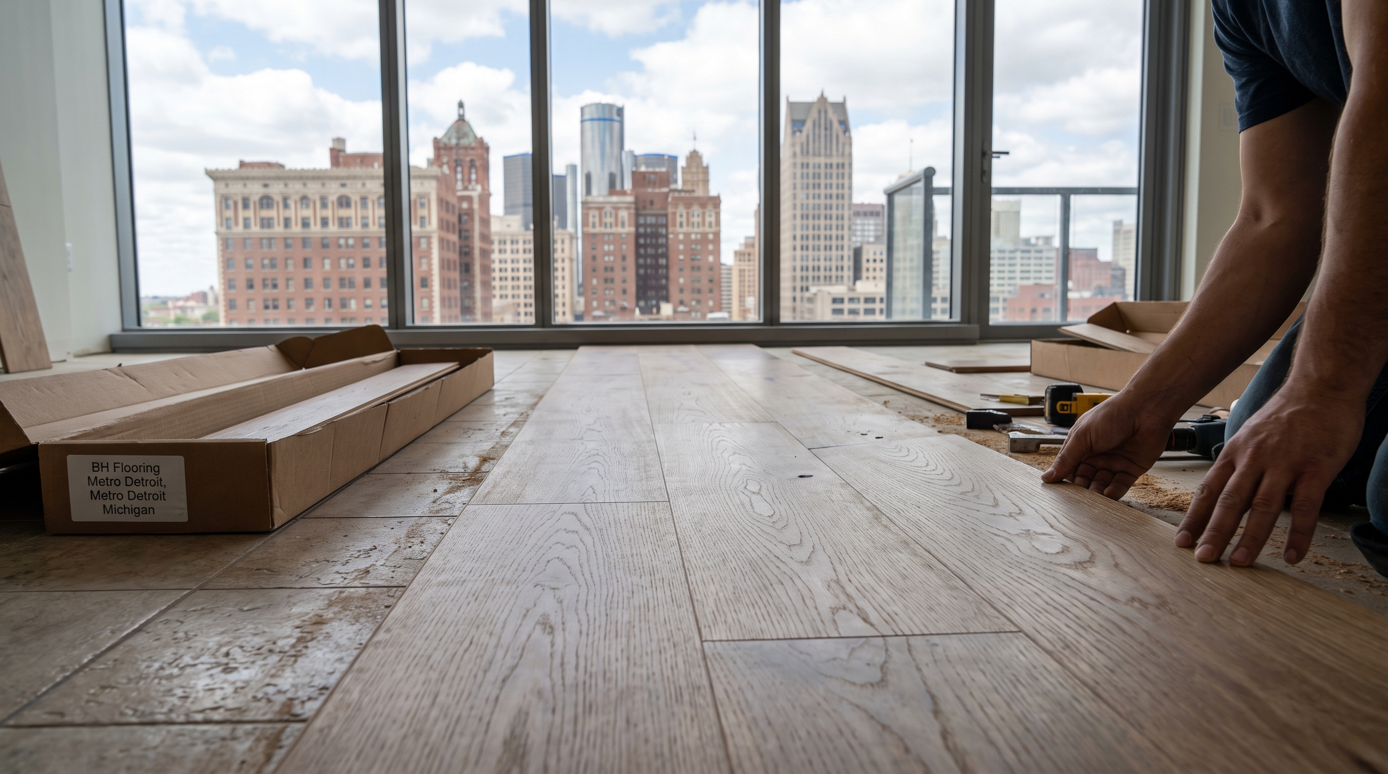 Condo engineered hardwood flooring — BH Flooring Metro Detroit, Metro Detroit, MI